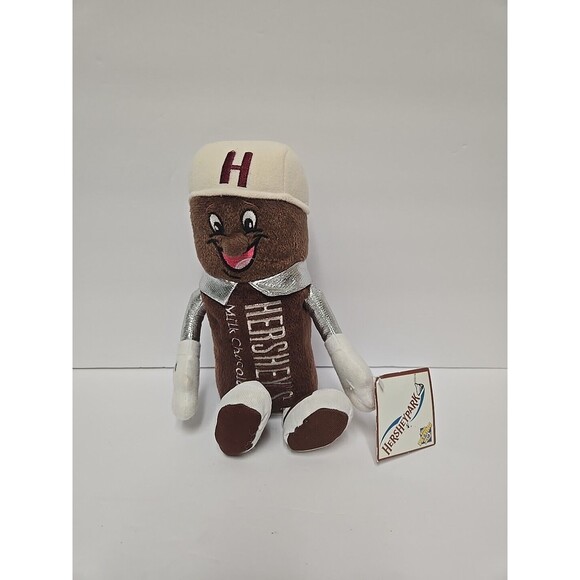 1994 Hershey Man by the Petting Zoo Plush 9” Candy Chocolate Vintage AR40 - Picture 1 of 9